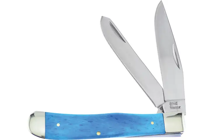 Frost Steel Warrior Trapper Blue Folding Knife